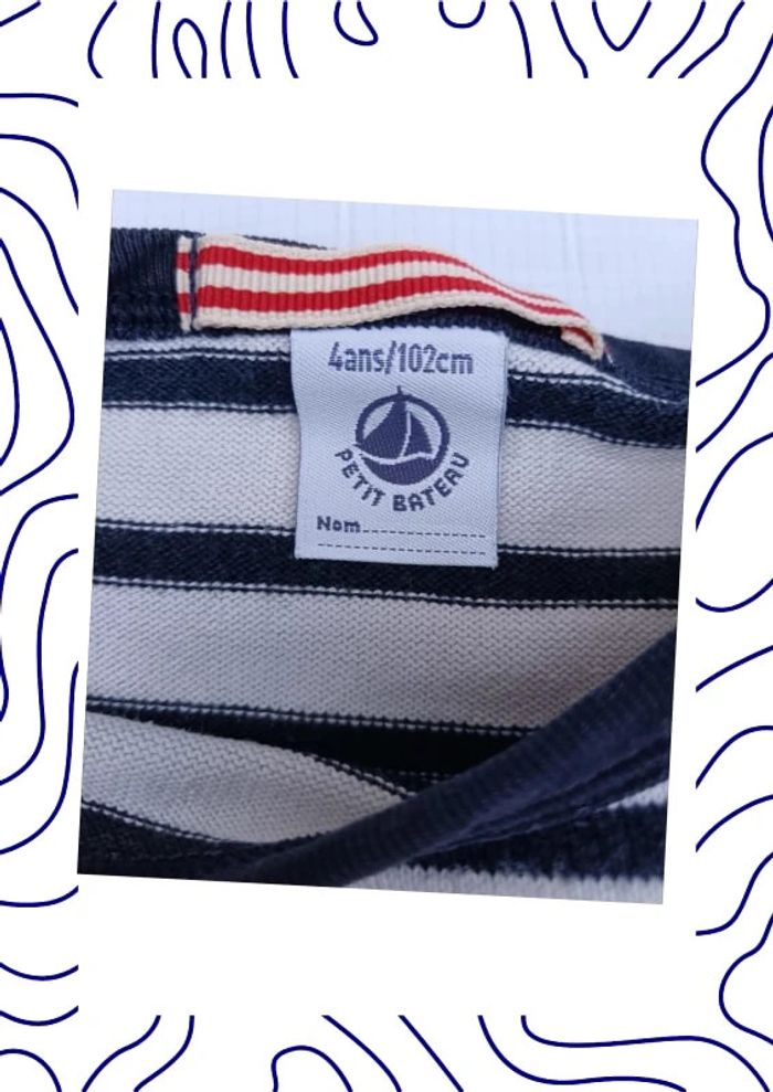 Tee shirt manches longues 4 ans Petit Bateau - photo numéro 3