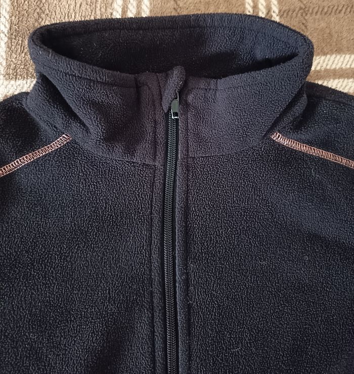 Polaire Fine Noire - Taille 14 Ans / Tissaia Basics - photo numéro 2