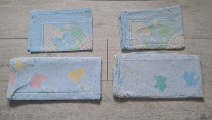 Parures de lit bébés mixte jumeaux 60x120cm