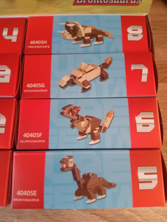 Ensemble complets de dinausaures en légos à construire neufs - photo numéro 3