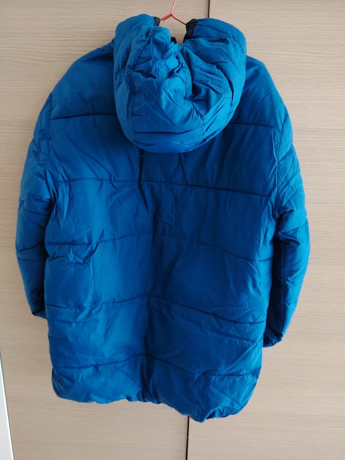 Veste matelassée réversible 14-16 ans, noir et bleu - photo numéro 4