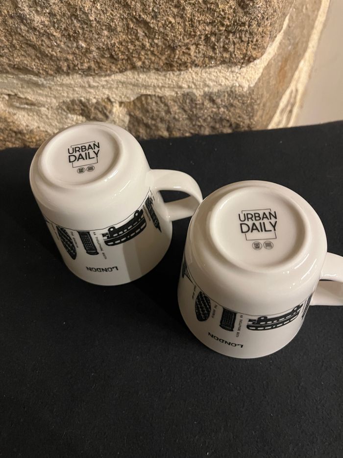 Lot de deux tasses à café London Urban Daily - photo numéro 5
