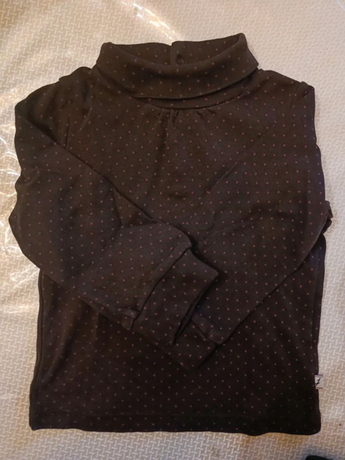 Col roulé marron Jacadi 18 mois