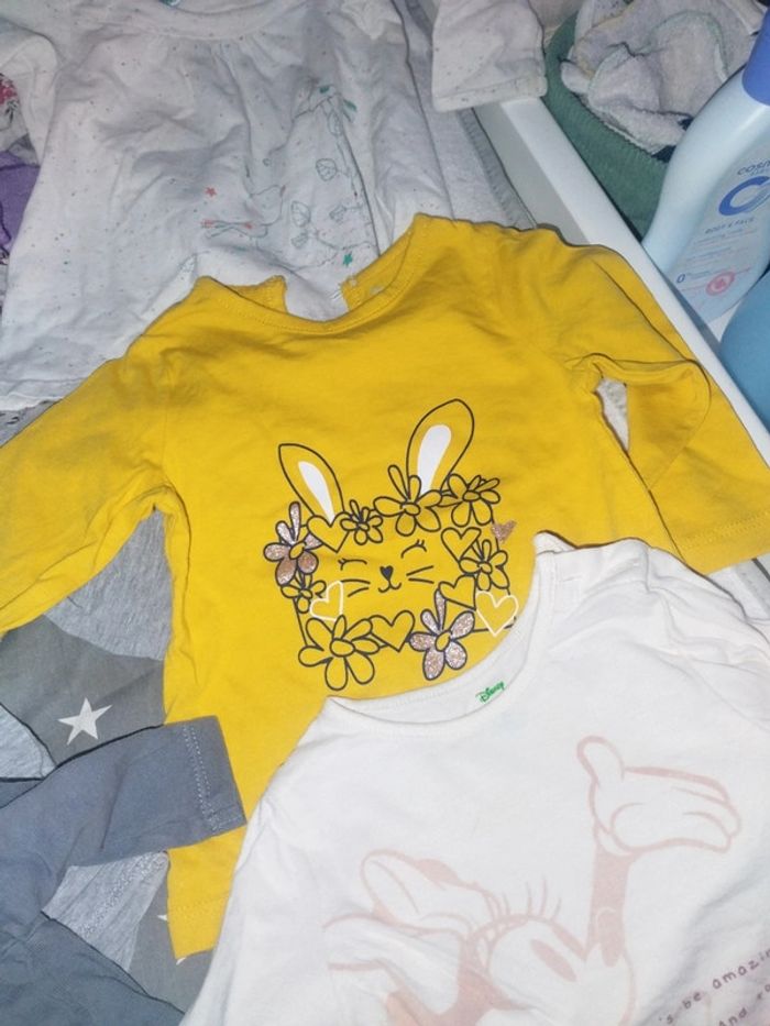 Lot t-shirts manches longues bébé - photo numéro 5
