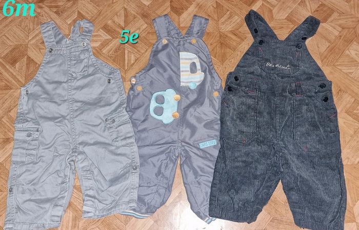 Lot 3salopette 6mois