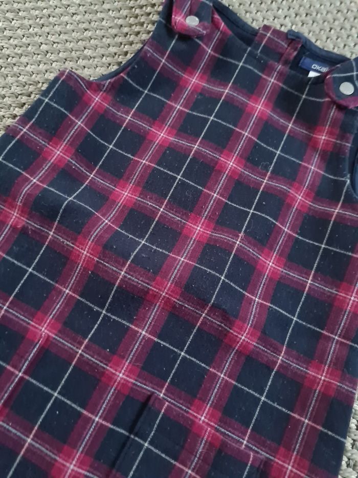 Robe trapèze a carreaux - 4 ans - photo numéro 3