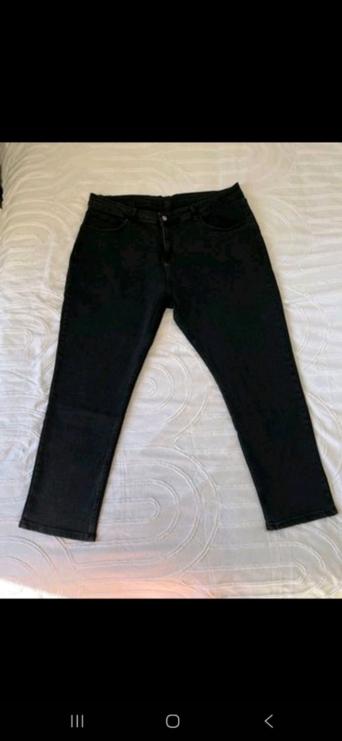 Jean noir taille haute - photo numéro 9