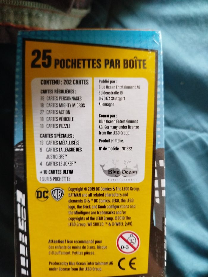 Boîte trading cards game lego batman - photo numéro 3