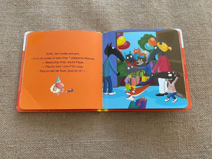 Livre p'tit loup fête son anniversaire Auzou - photo numéro 6