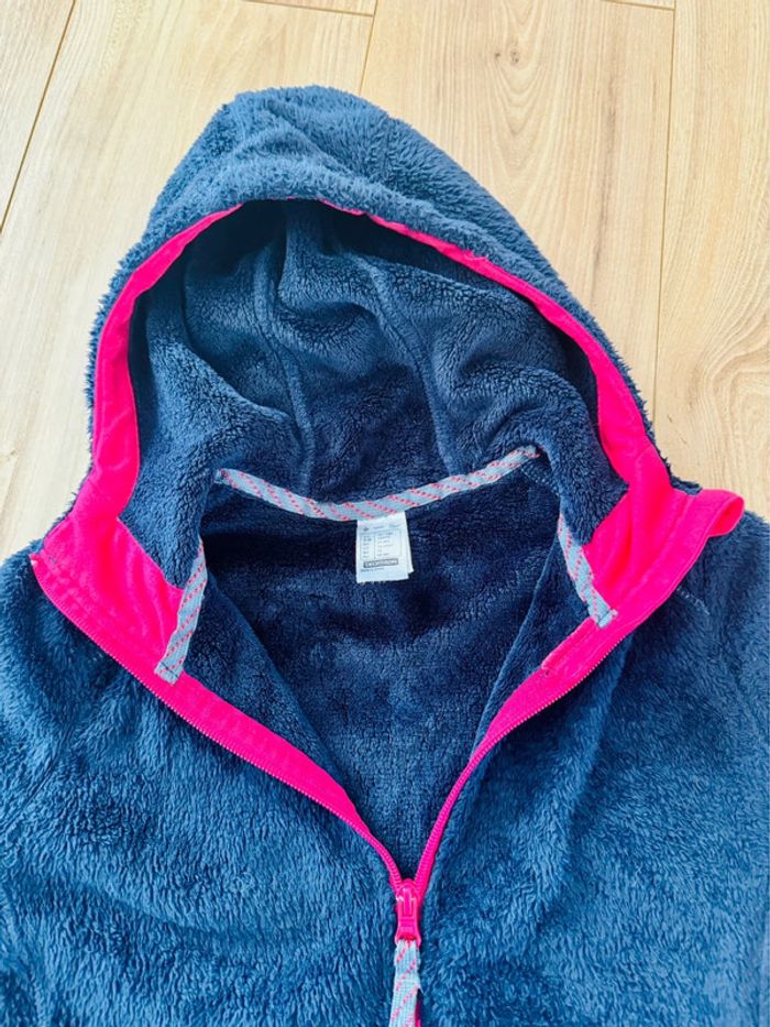 Veste polaire bleu marine et fushia 14 ans - photo numéro 2