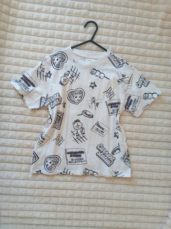 Tshirt fille 6/7ans Zara 🖤🤍