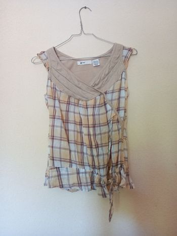 Blouse à carreaux T.36