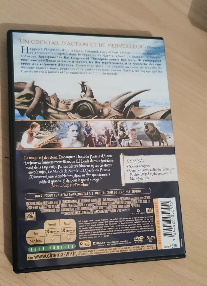 Dvd Narnia - photo numéro 2