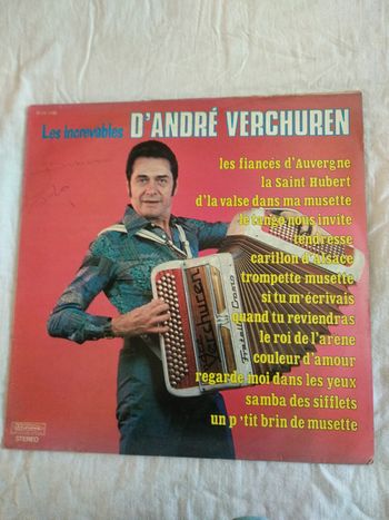 Disque 33 tours Les increvables d'André Verchuren