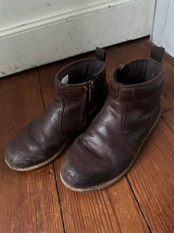 Bottines Tmberland marron cuir 30