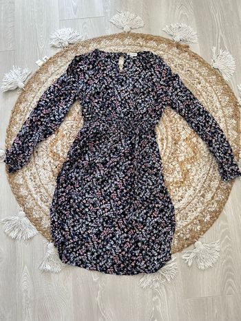 Robe fluide fleurie grossesse