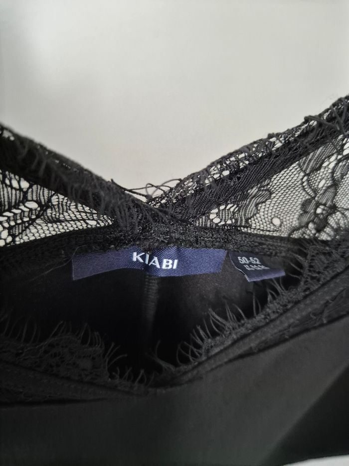 Tunique noire dentelle 50 52 - photo numéro 3