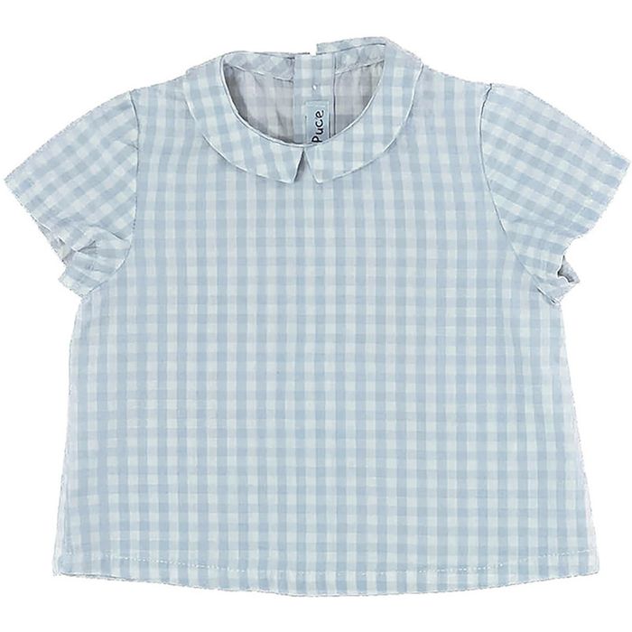 Blouse à manches courtes 3 mois en coton Marie Puce