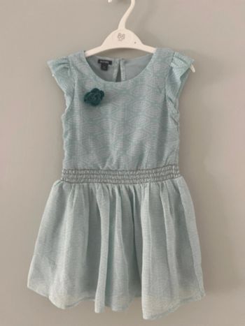 Robe bleue vert taille 3 ans
