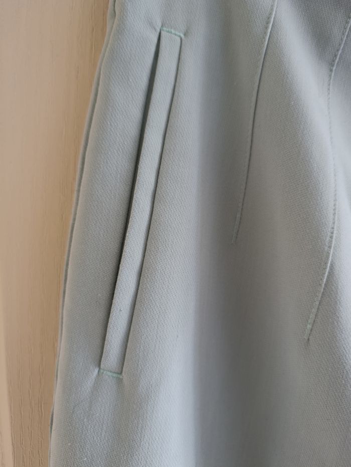Pantalon ZARA Vert clair coupe droite XL - photo numéro 3