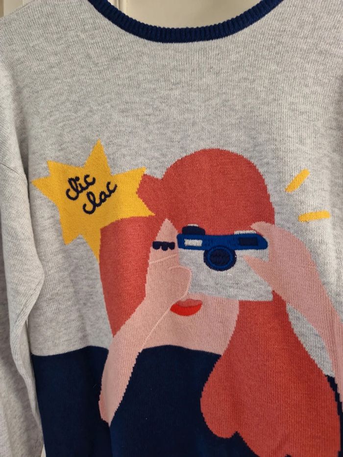 Pull Catimini 🩶 - photo numéro 3