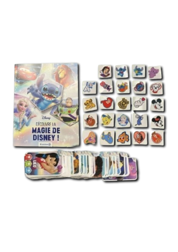Album vide + 108 cartes à insérer + 24 Fixeez. Disney Leclerc 2025