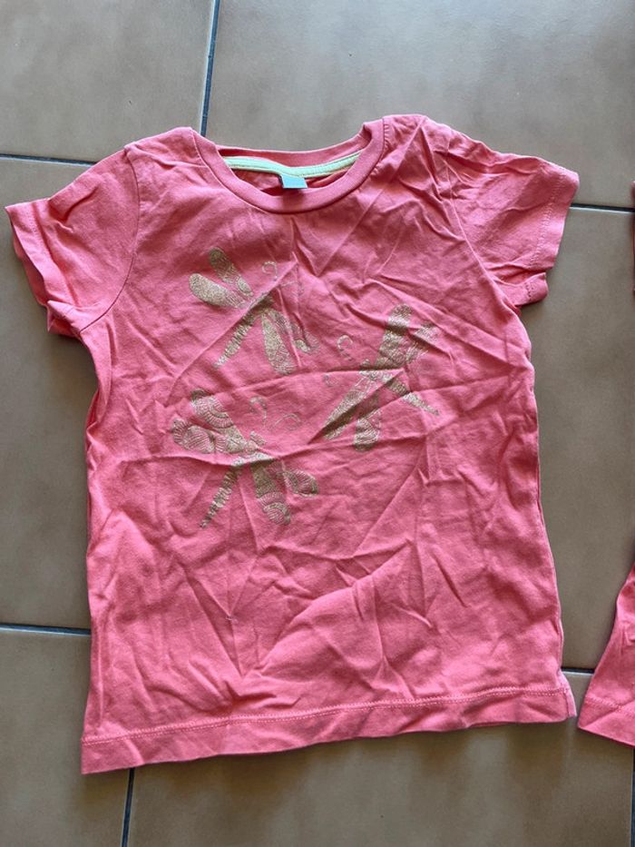Lot t shirts fille 4 ans - photo numéro 2