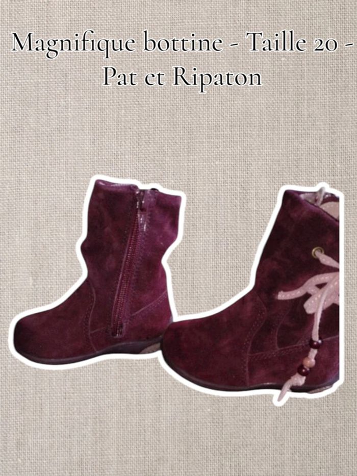 Magnifique bottine - Taille 20 - Pat et Ripaton - photo numéro 8