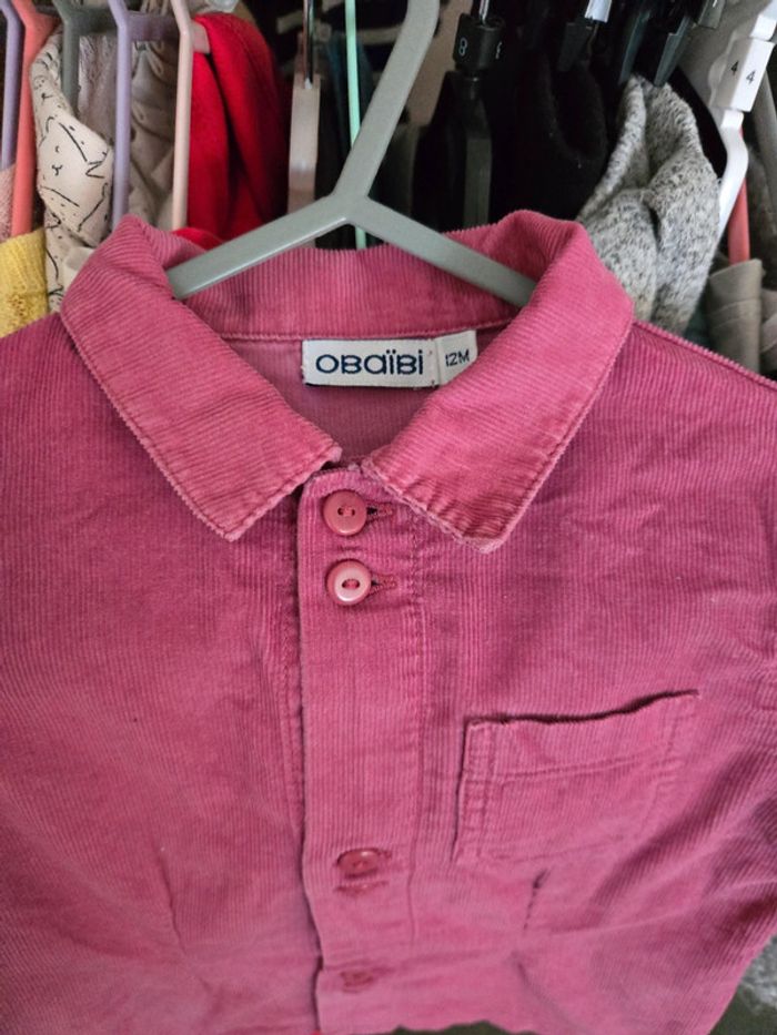 Chemise velours Obaibi - photo numéro 2