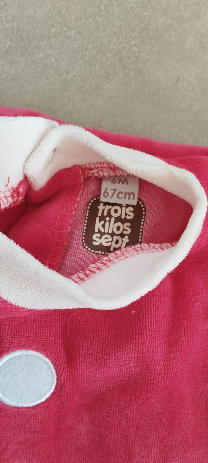 Pyjama de Noël garçon 6 mois trois kilos sept - photo numéro 3