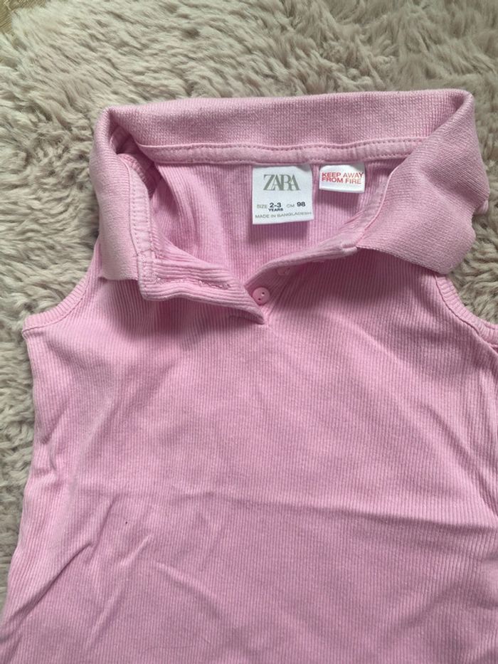 T-shirt polo 2-3 ans zara - photo numéro 2