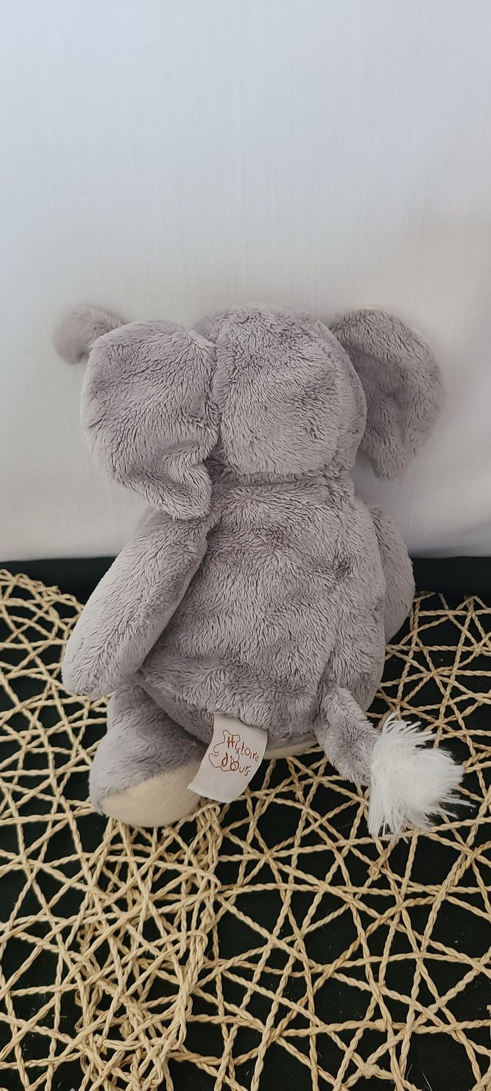 HISTOIRE D'OURS DOUDOU ELEPHANT GRIS - photo numéro 5