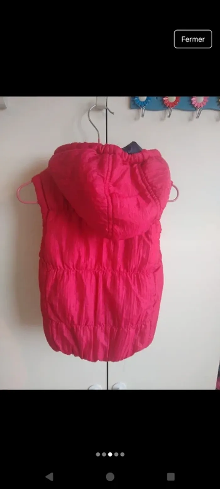 Veste fille sans manches réversible - photo numéro 3