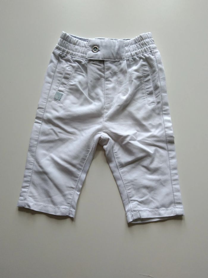 pantalon blanc Z garcon 3 mois