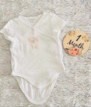 Body Croisé Obaïbi Manches Courtes 1 Mois