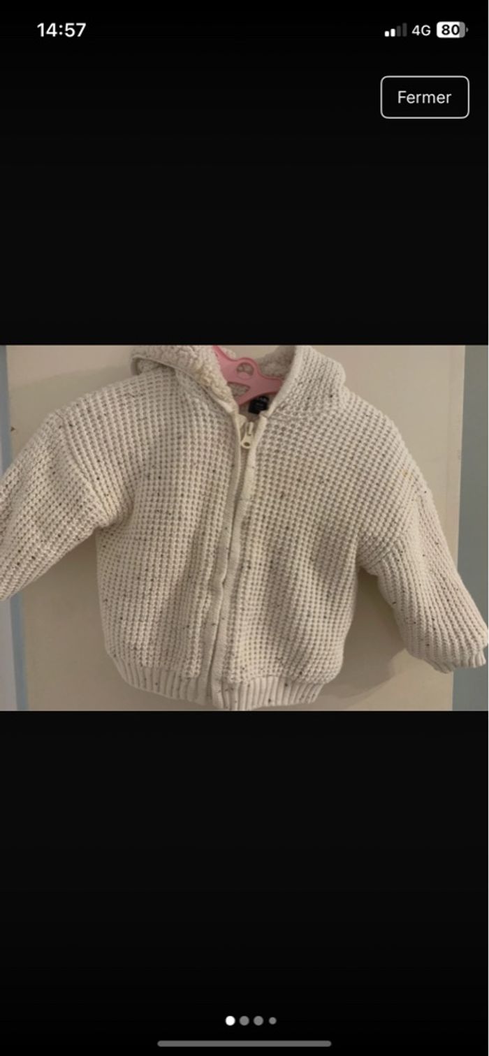 Veste chaud en laine