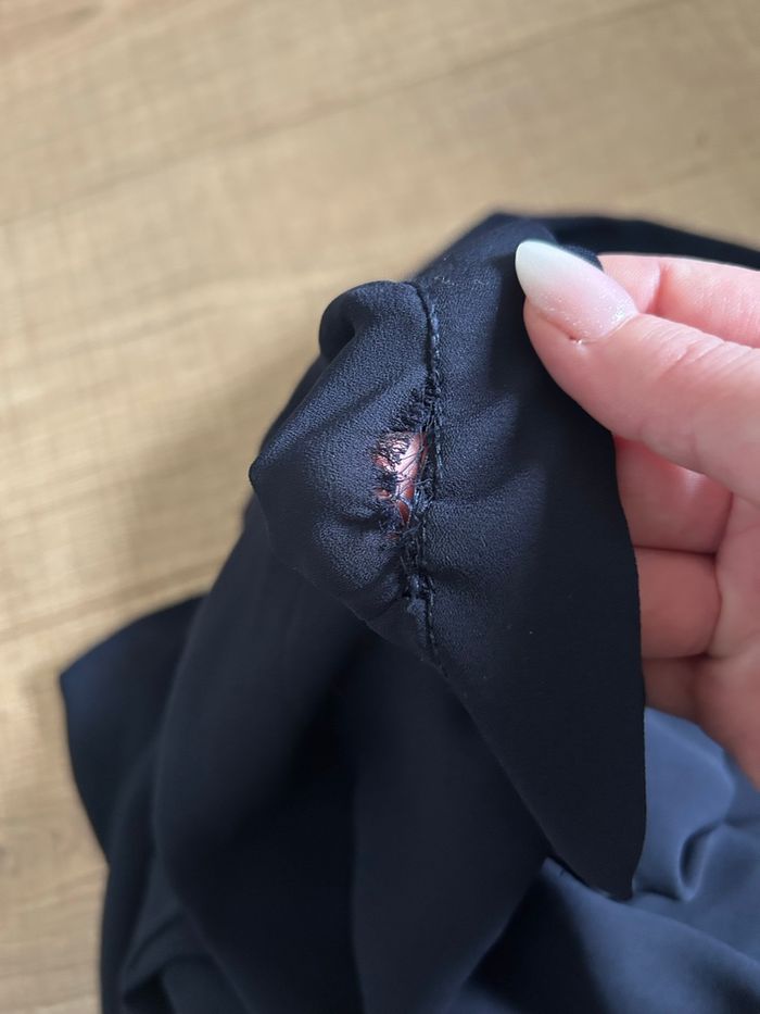 Robe bleue marine à manches longues Morgan taille 40 état satisfaisant (avec défaut) - photo numéro 10