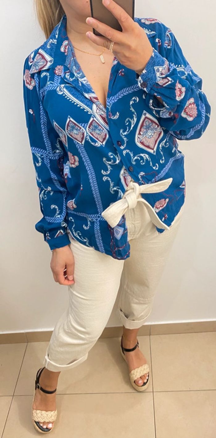 Chemise fluide imprimée taille L-XL - photo numéro 5