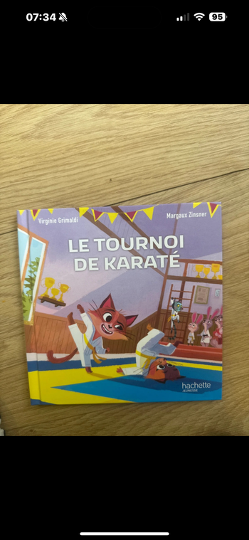 Livre le tournois de karaté