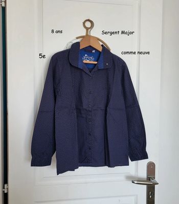 Chemise manche longue sergent major 8 ans