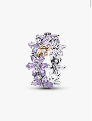 Bague herbier et abeille