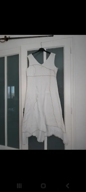 Robe blanche ecrue 42