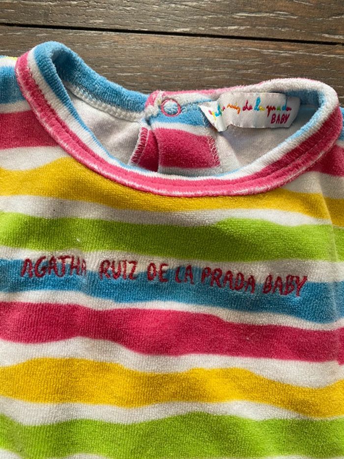 Robe pull multicolore 3 ans - photo numéro 2