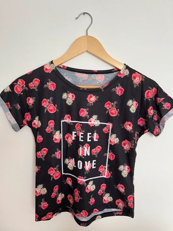 t-shirt fleuris