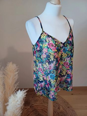 Débardeur coloré fleuri Mim taille S 36
