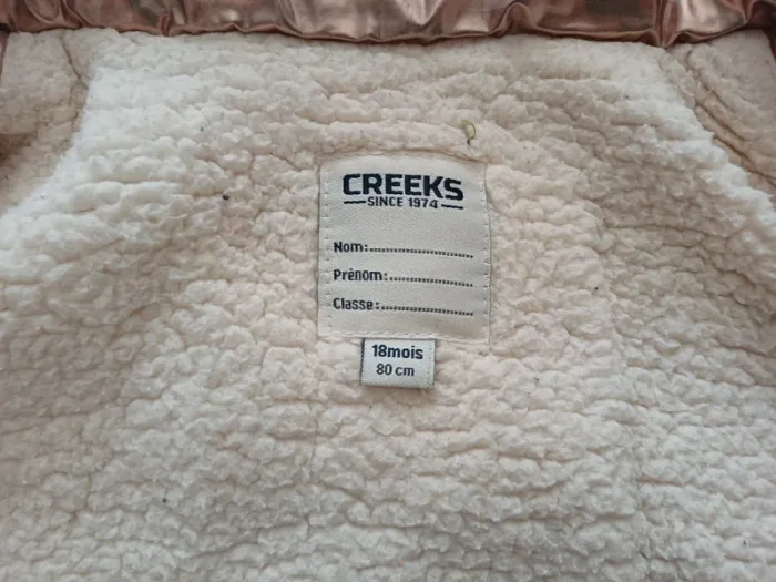 Manteau doudoune creeks - photo numéro 5