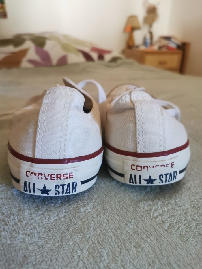 Converse blanches basses - photo numéro 2