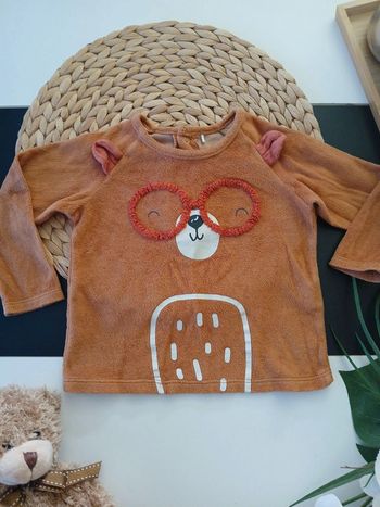 Haut de Pyjama polaire Taille 18 Mois🌿🦊