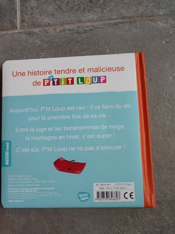 Llivre P'tit Loup. Auzou éveil