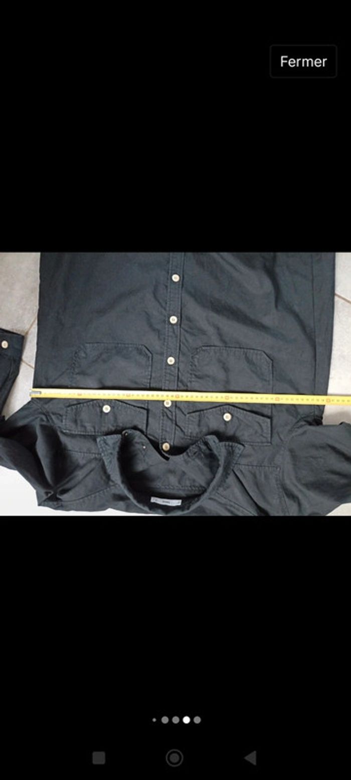 Chemise, Mango s noir - photo numéro 7